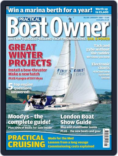 Practical Boat Owner December 3rd, 2008 Digital Back Issue Cover