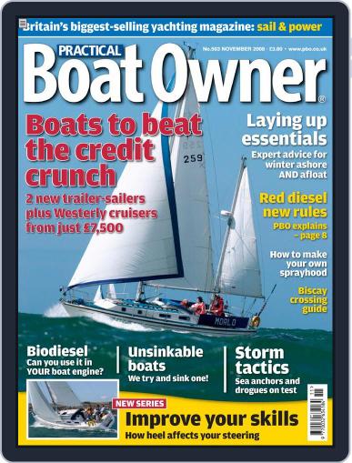 Practical Boat Owner October 1st, 2008 Digital Back Issue Cover