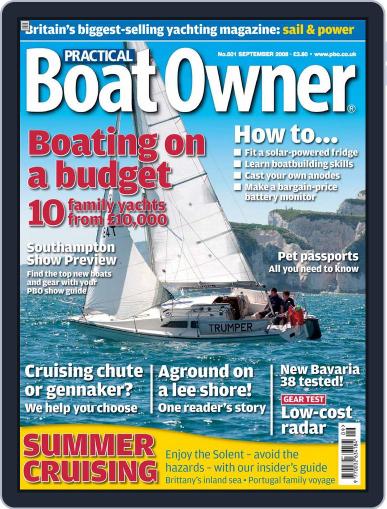 Practical Boat Owner August 1st, 2008 Digital Back Issue Cover