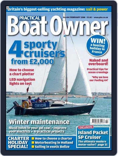 Practical Boat Owner January 15th, 2008 Digital Back Issue Cover