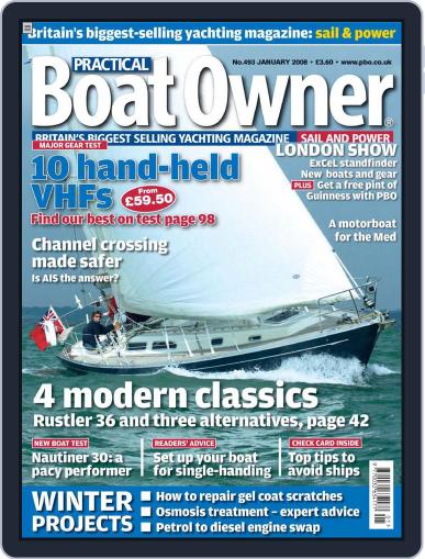 Practical Boat Owner December 3rd, 2007 Digital Back Issue Cover
