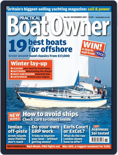 Practical Boat Owner October 4th, 2007 Digital Back Issue Cover