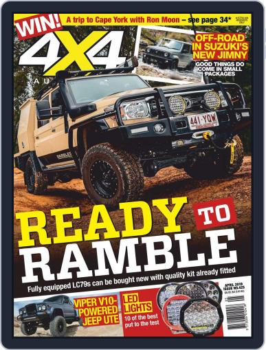 4x4 Magazine Australia April 1st, 2019 Digital Back Issue Cover