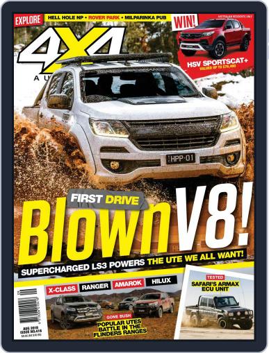 4x4 Magazine Australia August 1st, 2018 Digital Back Issue Cover
