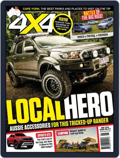 4x4 Magazine Australia May 1st, 2018 Digital Back Issue Cover