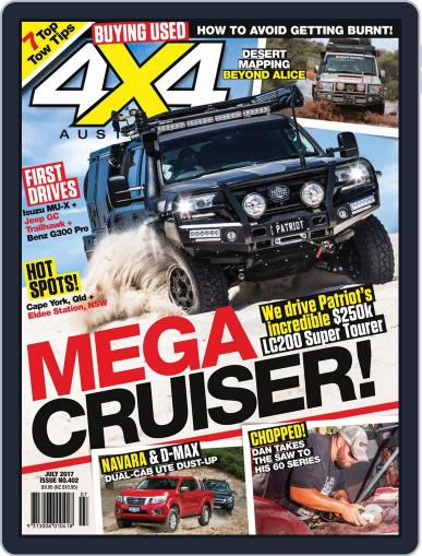 4x4 Magazine Australia July 1st, 2017 Digital Back Issue Cover