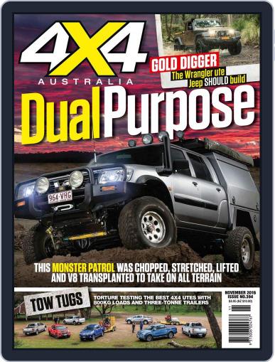 4x4 Magazine Australia November 1st, 2016 Digital Back Issue Cover