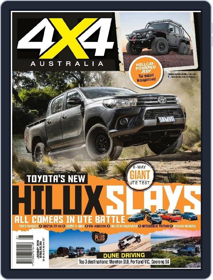 4x4 Magazine Australia (Digital) Subscription                    January 1st, 2016 Issue