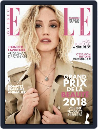 Elle QuÉbec (Digital) November 1st, 2018 Issue Cover