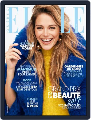 Elle QuÉbec November 1st, 2017 Digital Back Issue Cover