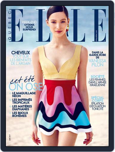 Elle QuÉbec June 1st, 2017 Digital Back Issue Cover