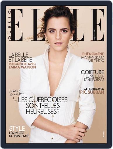 Elle QuÉbec (Digital) April 1st, 2017 Issue Cover