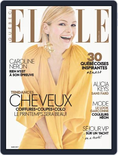 Elle QuÉbec March 1st, 2017 Digital Back Issue Cover