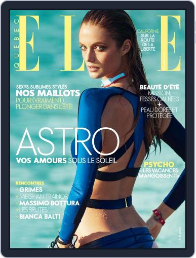 Elle QuÉbec (Digital) June 16th, 2016 Issue Cover