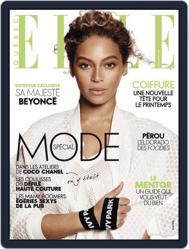 Elle QuÉbec (Digital) April 14th, 2016 Issue Cover