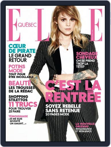 Elle QuÉbec August 11th, 2015 Digital Back Issue Cover