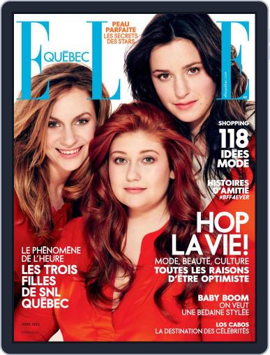 Elle QuÉbec April 1st, 2015 Digital Back Issue Cover