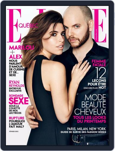 Elle QuÉbec January 14th, 2015 Digital Back Issue Cover