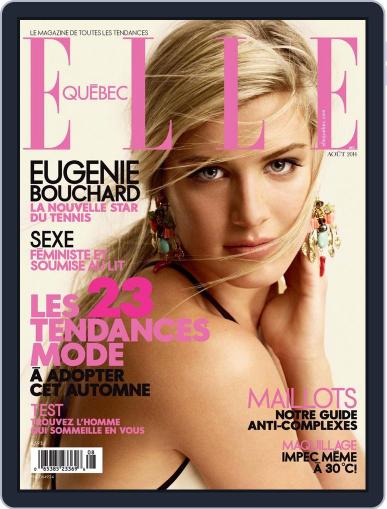 Elle QuÉbec July 16th, 2014 Digital Back Issue Cover