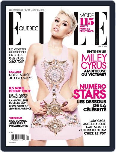 Elle QuÉbec March 20th, 2014 Digital Back Issue Cover
