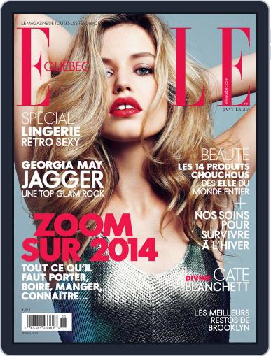 Elle QuÉbec December 18th, 2013 Digital Back Issue Cover