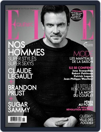 Elle QuÉbec October 16th, 2013 Digital Back Issue Cover