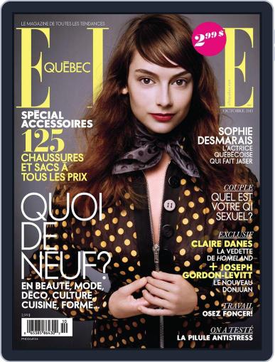 Elle QuÉbec September 19th, 2013 Digital Back Issue Cover