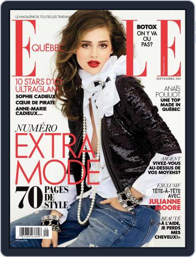 Elle QuÉbec August 14th, 2013 Digital Back Issue Cover