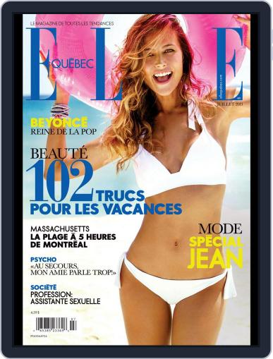 Elle QuÉbec June 19th, 2013 Digital Back Issue Cover
