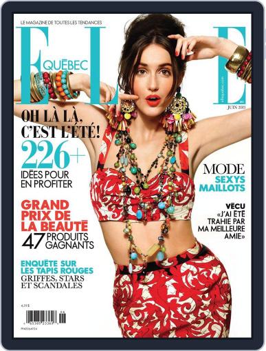 Elle QuÉbec May 15th, 2013 Digital Back Issue Cover