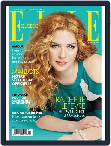 Elle QuÉbec June 13th, 2012 Digital Back Issue Cover