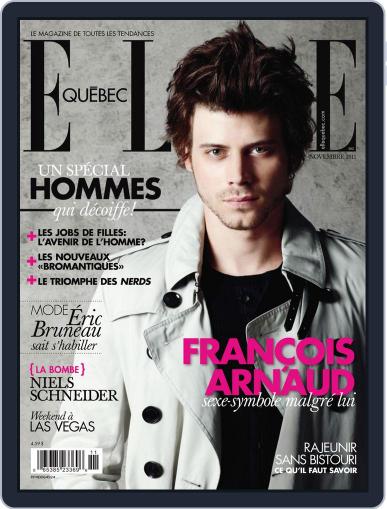 Elle QuÉbec October 12th, 2011 Digital Back Issue Cover