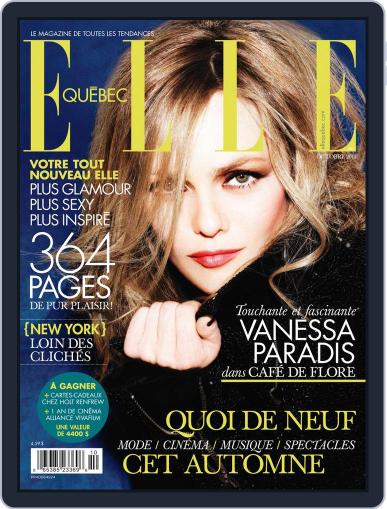 Elle QuÉbec September 9th, 2011 Digital Back Issue Cover