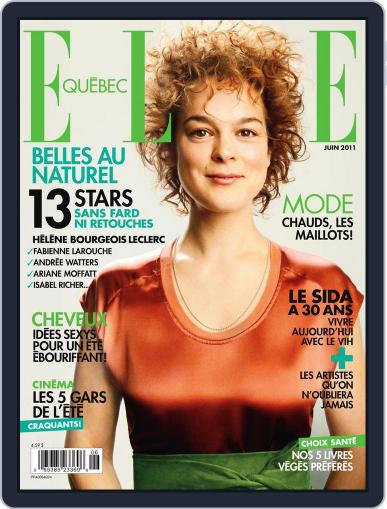 Elle QuÉbec May 18th, 2011 Digital Back Issue Cover