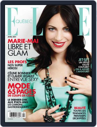 Elle QuÉbec March 29th, 2011 Digital Back Issue Cover