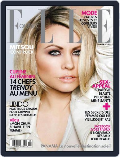 Elle QuÉbec February 17th, 2011 Digital Back Issue Cover