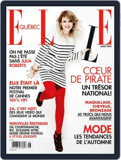 Elle QuÉbec June 30th, 2010 Digital Back Issue Cover