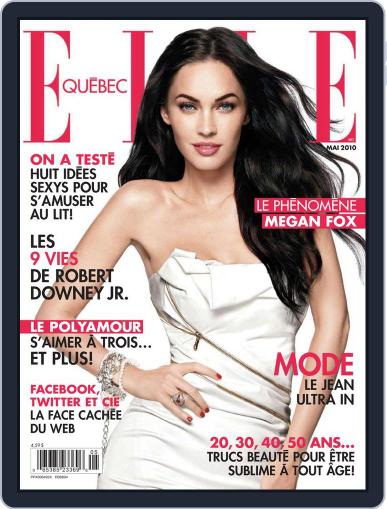 Elle QuÉbec April 7th, 2010 Digital Back Issue Cover