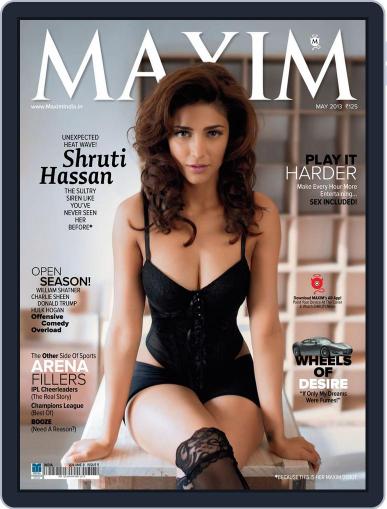 Maxim India May 10th, 2013 Digital Back Issue Cover