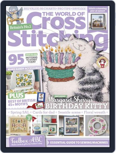 The World of Cross Stitching June 1st, 2020 Digital Back Issue Cover