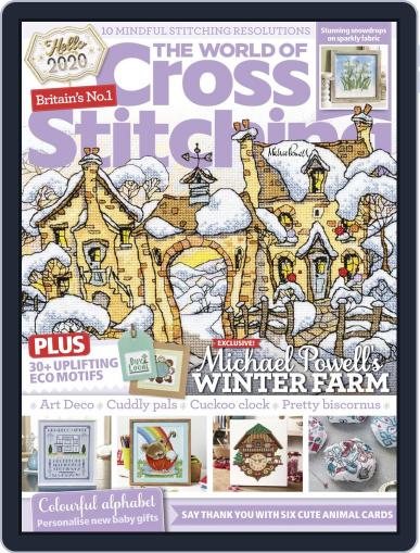 The World of Cross Stitching January 1st, 2020 Digital Back Issue Cover