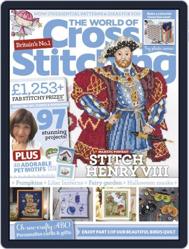 The World of Cross Stitching October 1st, 2019 Digital Back Issue Cover