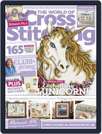 The World of Cross Stitching March 1st, 2019 Digital Back Issue Cover