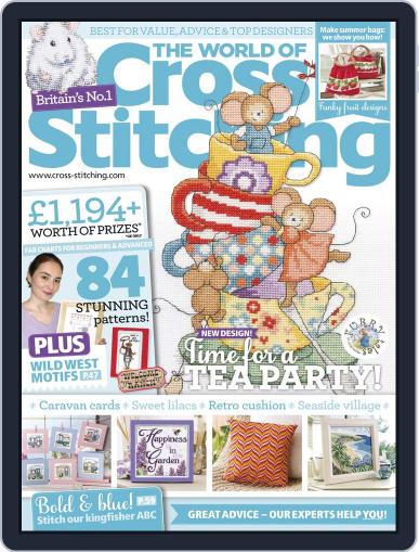 The World of Cross Stitching June 1st, 2018 Digital Back Issue Cover