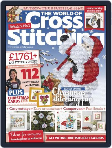 The World of Cross Stitching December 1st, 2017 Digital Back Issue Cover