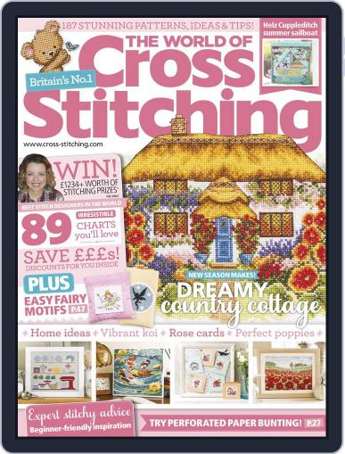 The World of Cross Stitching September 1st, 2017 Digital Back Issue Cover