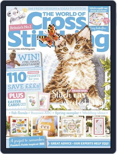 The World of Cross Stitching April 1st, 2017 Digital Back Issue Cover