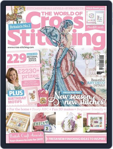 The World of Cross Stitching February 1st, 2017 Digital Back Issue Cover