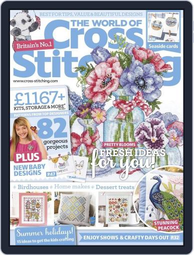 The World of Cross Stitching July 19th, 2016 Digital Back Issue Cover