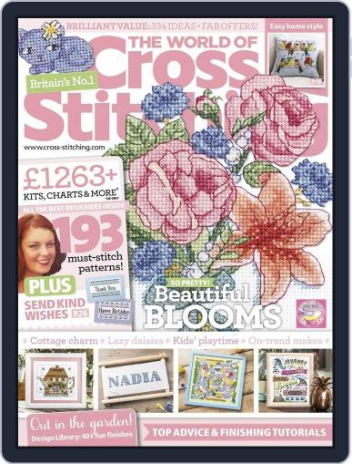 The World of Cross Stitching April 26th, 2016 Digital Back Issue Cover